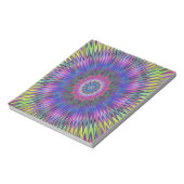 Abstract Bulls-eye-patroon Notitieblok (Linkerzijde)