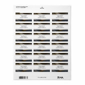 Abstract Business Address Avery Label (Full Sheet)