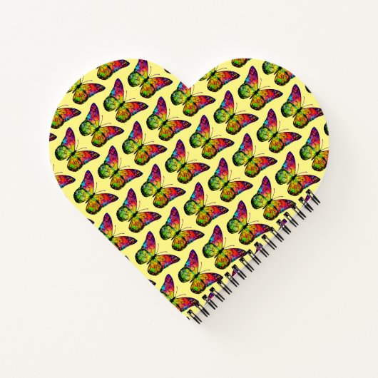 ABSTRACT BUTTERFLES NOTITIEBOEK (Achterkant)