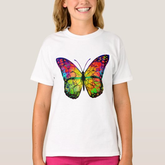 ABSTRACT BUTTERFLES T-SHIRT (Voorkant)