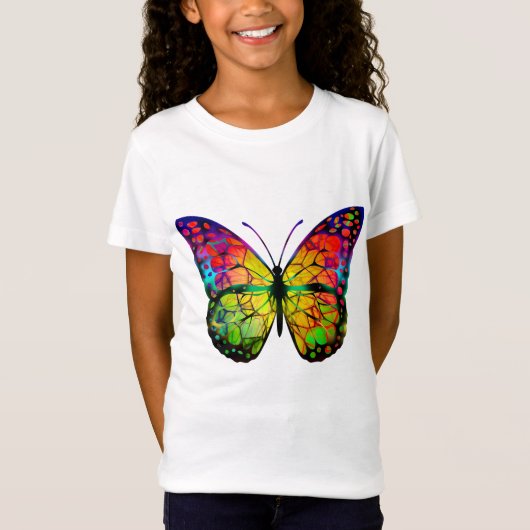 ABSTRACT BUTTERFLES T-SHIRT (Voorkant)