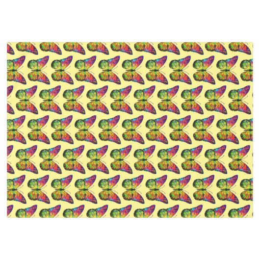 ABSTRACT BUTTERFLES TAFELKLEED (Voorkant (Horizontaal))