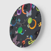 Abstract Butterflies and Geometric Circles Pattern Grote Klok (Hoek)