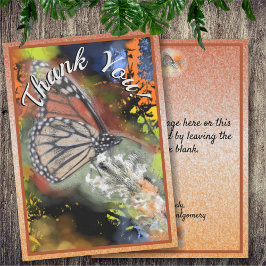Abstract Butterfly Bedankkaart