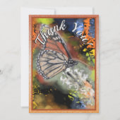 Abstract Butterfly Bedankkaart (Voorkant)