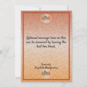 Abstract Butterfly Bedankkaart (Achterkant)