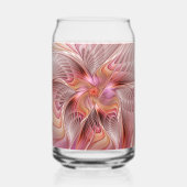 Abstract Butterfly Colorful Fantasy Fractal Art Blikvorm Glas (Achterkant)