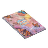 Abstract Butterfly Personalized Garden Journal Notitieboek (Rechterzijde)