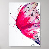 Abstract Butterfly Premium Canvas Poster (5x7) (Voorkant)