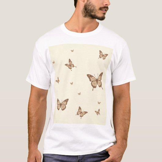 Abstract Butterfly T-Shirt Design (Voorkant)