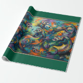Abstract Cadeaupapier (Uitgerold)