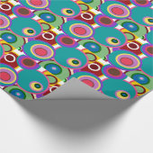 Abstract cadeaupapier voor retro-design (Hoek)