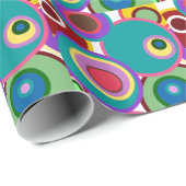 Abstract cadeaupapier voor retro-design (Rol Hoek)