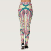 Abstract caleidoscooppatroon 21 leggings (Achterkant)