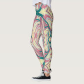 Abstract caleidoscooppatroon 21 leggings (Links)