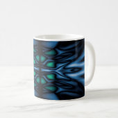 Abstract caleidoscooppatroon koffiemok (Voorkant rechts)