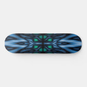 Abstract caleidoscooppatroon persoonlijk skateboard (Horizontaal)