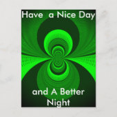 Abstract caleidoscooppatroon voor Bright Groovy Briefkaart (Voorkant)