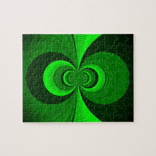 Abstract caleidoscooppatroon voor Bright Groovy Legpuzzel (Horizontaal)