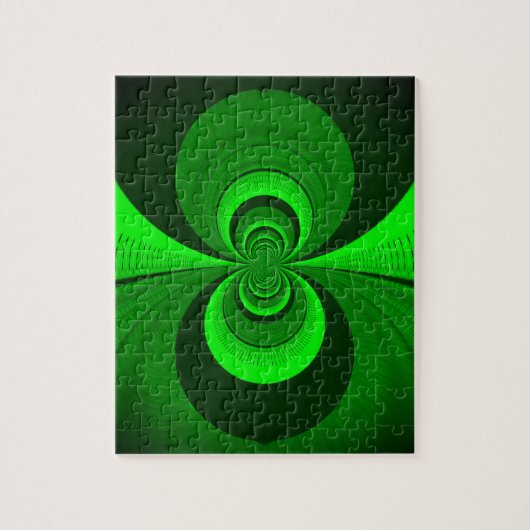 Abstract caleidoscooppatroon voor Bright Groovy Legpuzzel (Verticaal)