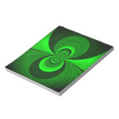 Abstract caleidoscooppatroon voor Bright Groovy Notitieblok (Linkerzijde)