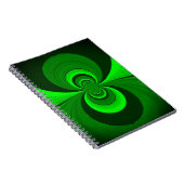 Abstract caleidoscooppatroon voor Bright Groovy Notitieboek (Rechterzijde)