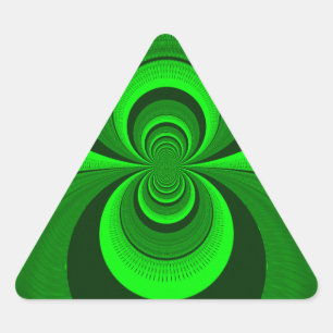 Abstract caleidoscooppatroon voor Bright Groovy Sticker
