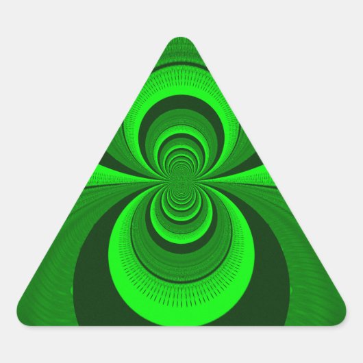 Abstract caleidoscooppatroon voor Bright Groovy Sticker (Voorkant)