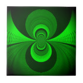 Abstract caleidoscooppatroon voor Bright Groovy Tegeltje (Voorkant)