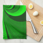 Abstract caleidoscooppatroon voor Bright Groovy Theedoek (Quarter Fold)