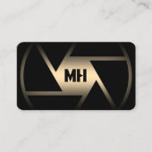 Abstract cameralens visitekaartje (Voorkant)