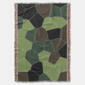 Abstract Camo Color-patroon Deken (Voorkant Verticaal)