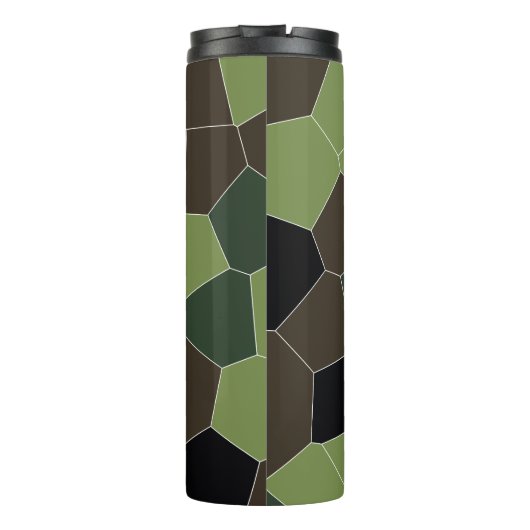 Abstract Camo Color-patroon Thermosbeker (Achterkant)