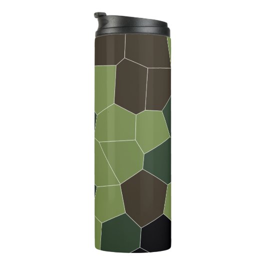 Abstract Camo Color-patroon Thermosbeker (Geroteerd rechts)