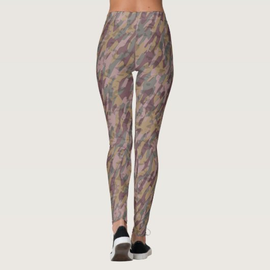 abstract camo leggings (Achterkant)