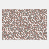 Abstract Camouflage ontwerp met retro stippen Inpakpapier Vel (Voorkant 3)