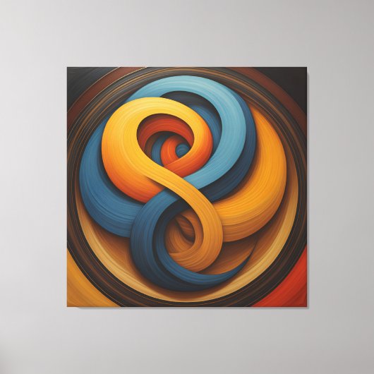 abstract canvas afdruk (Voorkant)