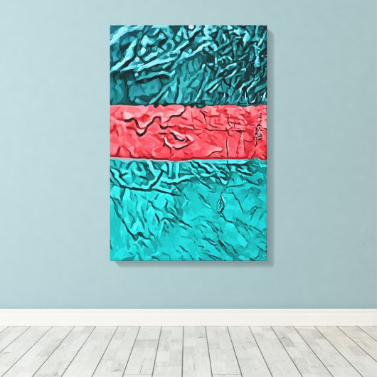 Abstract Canvas Afdruk (Insitu (Houten vloer))