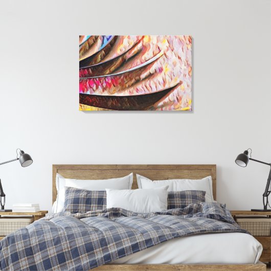Abstract Canvas Afdruk (Insitu (Slaapkamer))