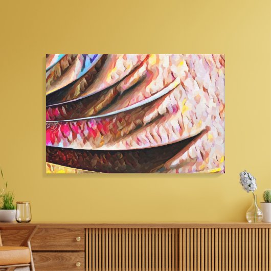Abstract Canvas Afdruk (Insitu (Woonkamer))