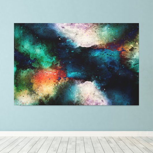 Abstract Canvas Afdruk (Insitu (Houten vloer))