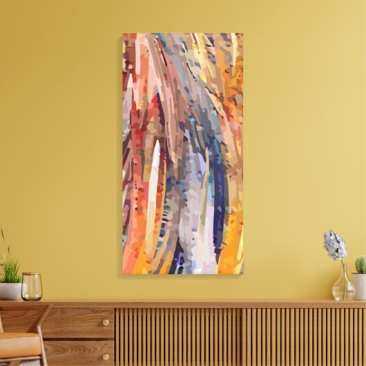 Abstract Canvas Afdruk (Insitu (Woonkamer))