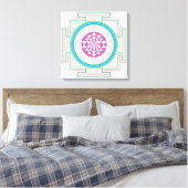 Abstract Canvas Afdruk (Insitu (Slaapkamer))
