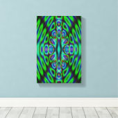 Abstract Canvas Afdruk (Insitu (Houten vloer))