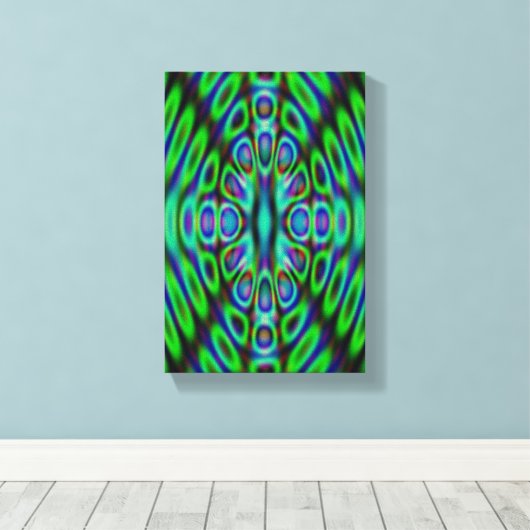 Abstract Canvas Afdruk (Insitu (Houten vloer))