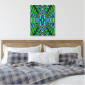 Abstract Canvas Afdruk (Insitu (Slaapkamer))