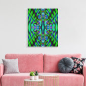 Abstract Canvas Afdruk (Insitu (Woonkamer))