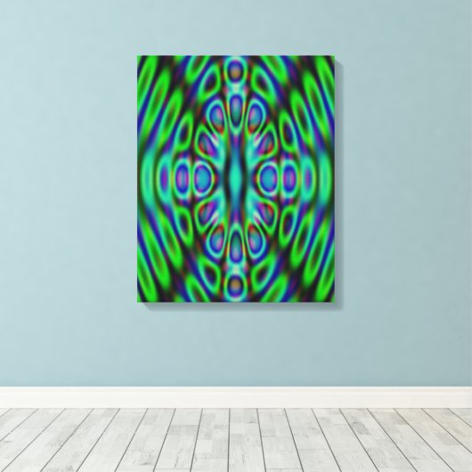 Abstract Canvas Afdruk (Insitu (Houten vloer))