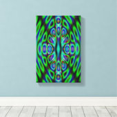 Abstract Canvas Afdruk (Insitu (Houten vloer))
