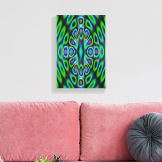 Abstract Canvas Afdruk (Insitu (Woonkamer))